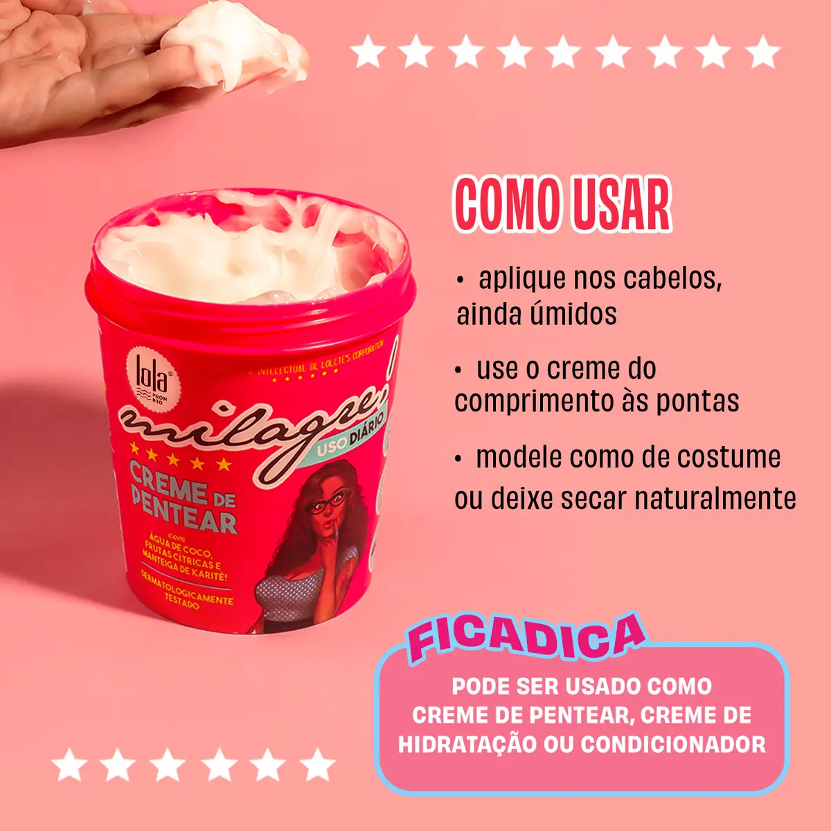 MILAGRE - CREME DE PENTEAR 450g  3