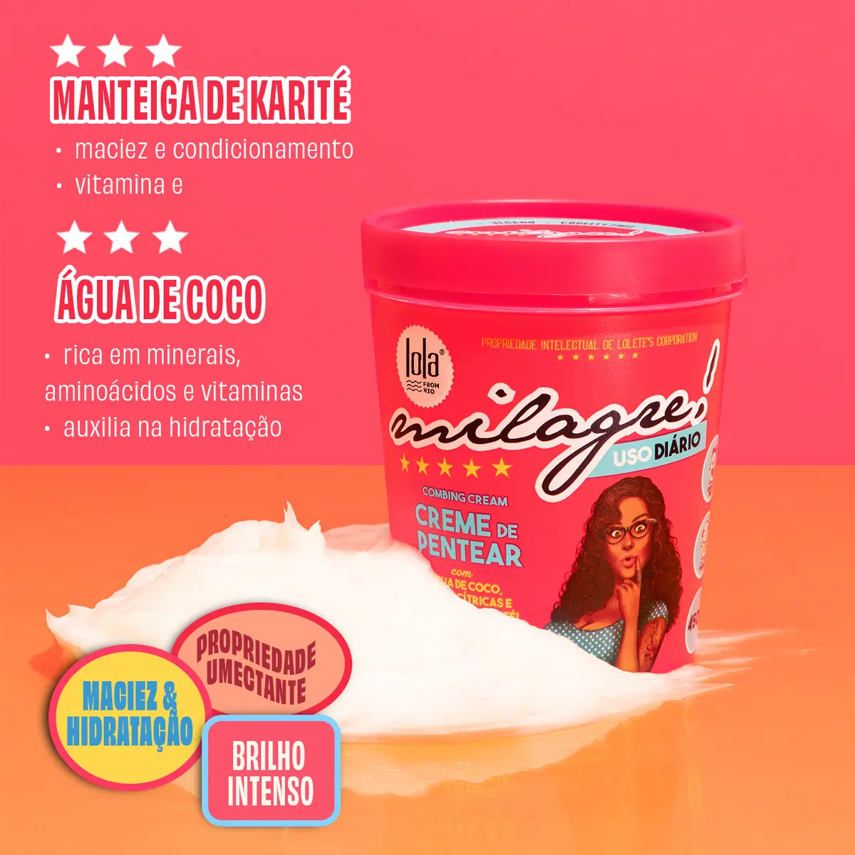 MILAGRE - CREME DE PENTEAR 450g  4