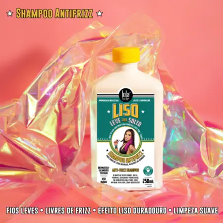 LISO, LEVE E SOLTO - SHAMPO ANTIFRIZZ 250mL