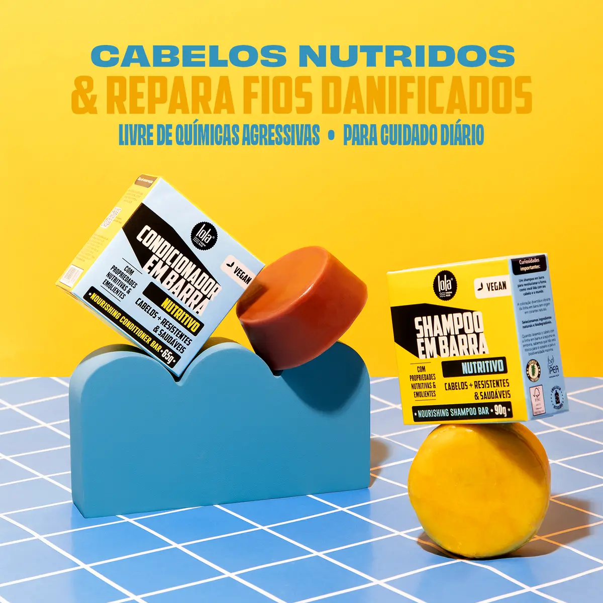 SHAMPOO EM BARRA NUTRITIVO 90g  3