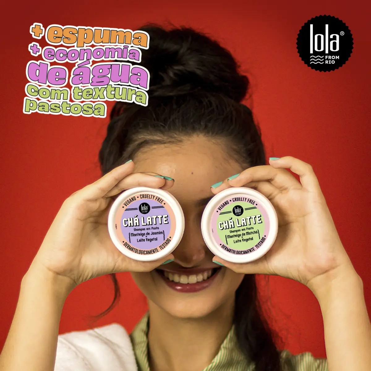 CHÁ LATTE - SHAMPOO CHÁ VERDE 100g  3