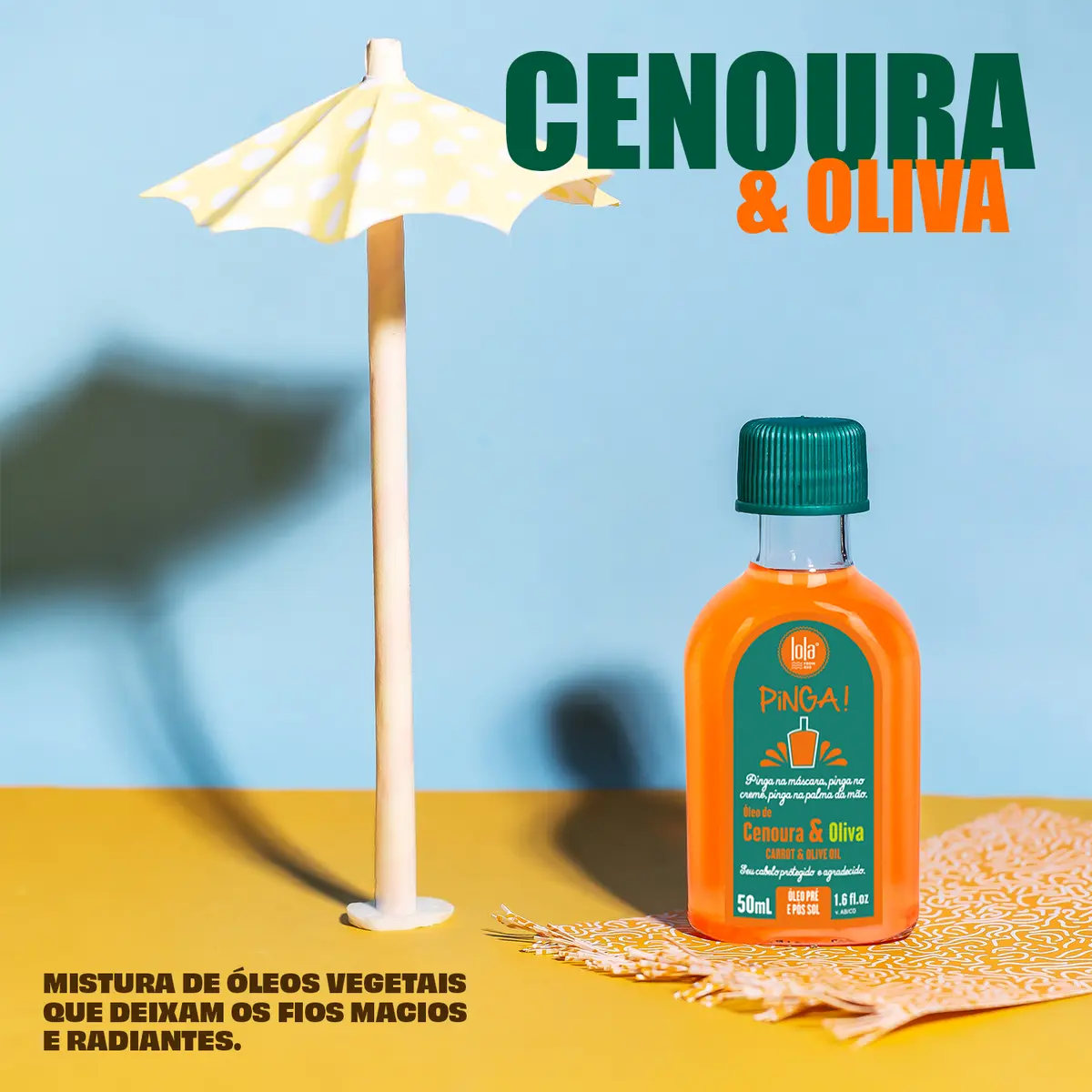 PINGA! CENOURA E OLIVA 50mL  2