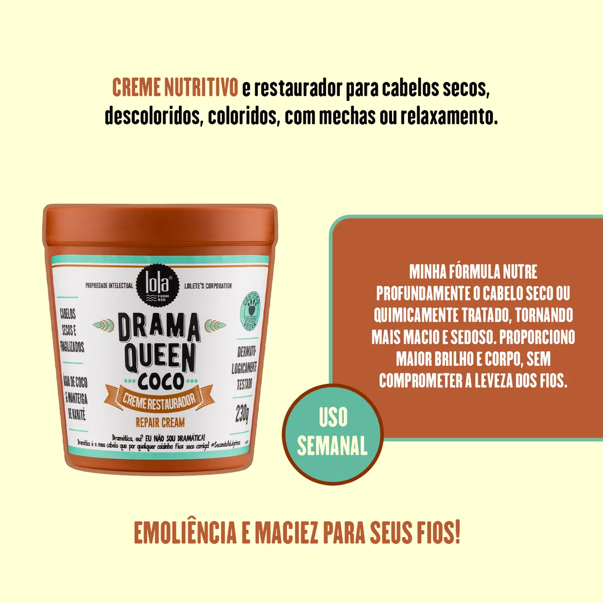 DRAMA QUEEN - COCO MÁSCARA 230g  2