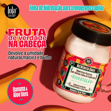 BE(M)DITA GHEE - HIDRATAÇÃO BANANA 350g