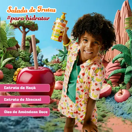 Cachinho Feliz Salada de Fruta Creme de Pentear 450g