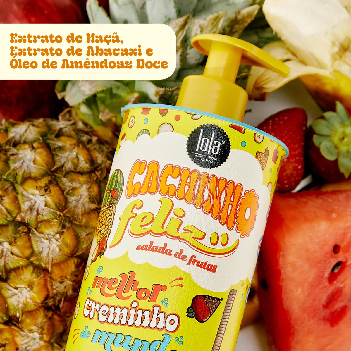 Cachinho Feliz Salada de Fruta Creme de Pentear 450g  3