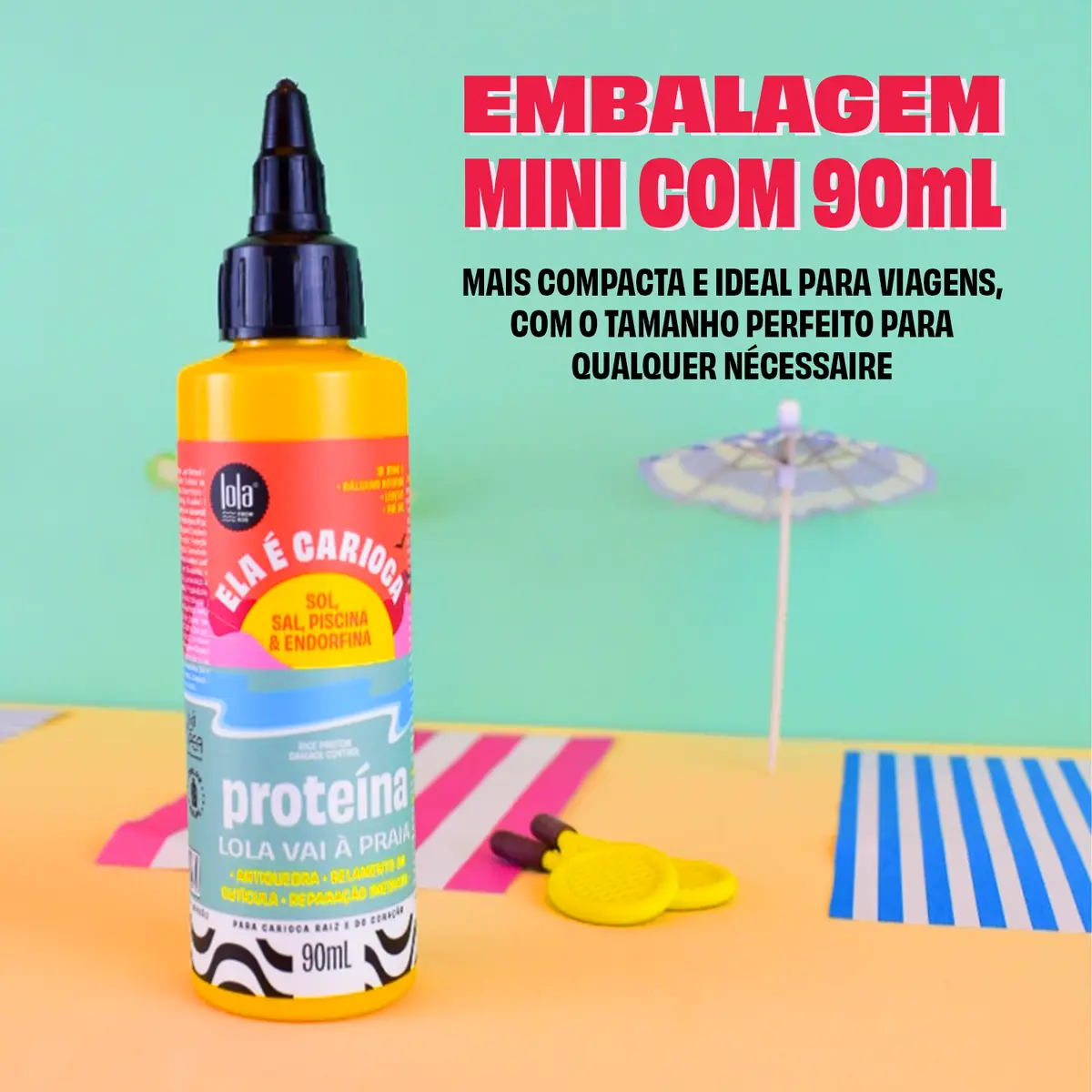 Mini Ela é Carioca- Proteína 90ml  2