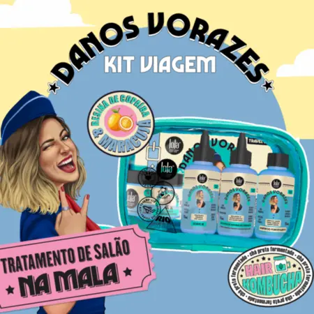 KIT DANOS VIAGEM NECESSAIRE
