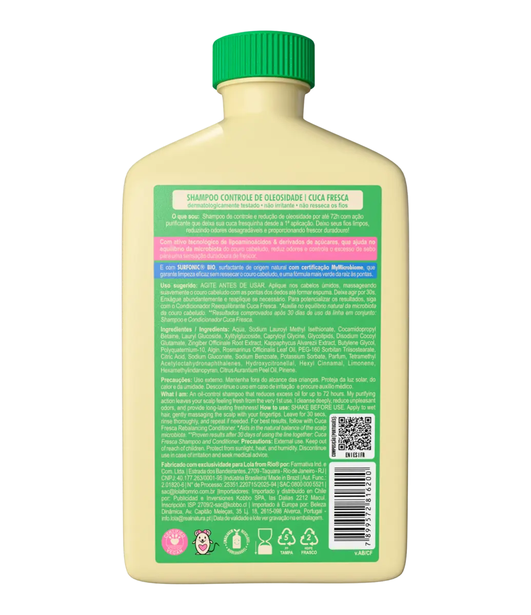 Cuca Fresca Shampoo Controle de Oleosidade 250ml  3