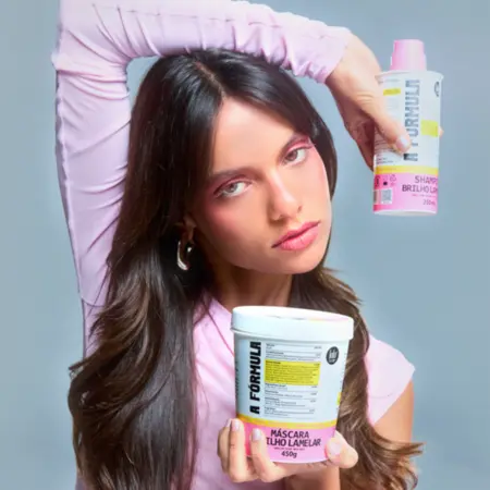A Fórmula Shampoo Brilho Lamelar 250ml