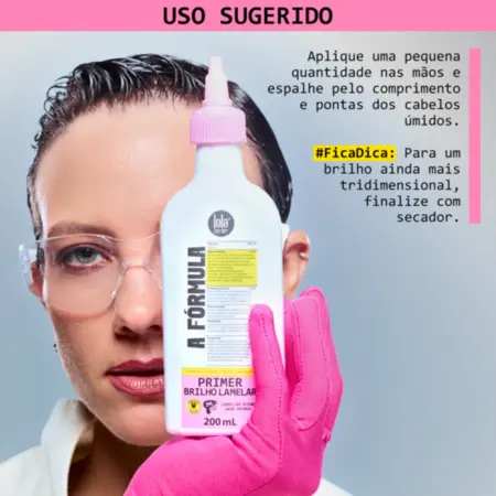 A Fórmula Primer Brilho Lamelar 200ml