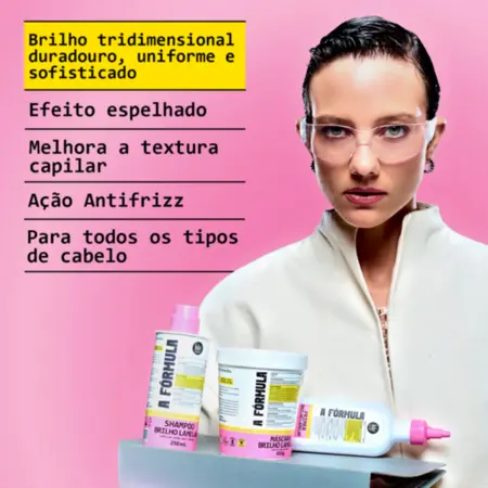 A Fórmula Primer Brilho Lamelar 200ml