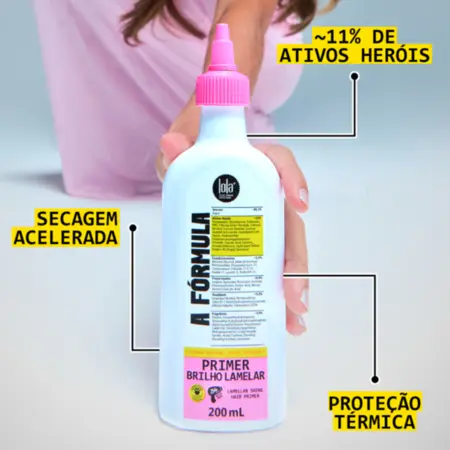 A Fórmula Primer Brilho Lamelar 200ml