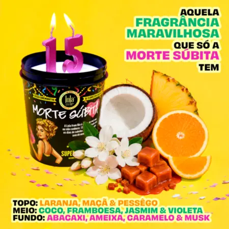 MORTE SÚBITA MÁSCARA 15 ANOS 950G