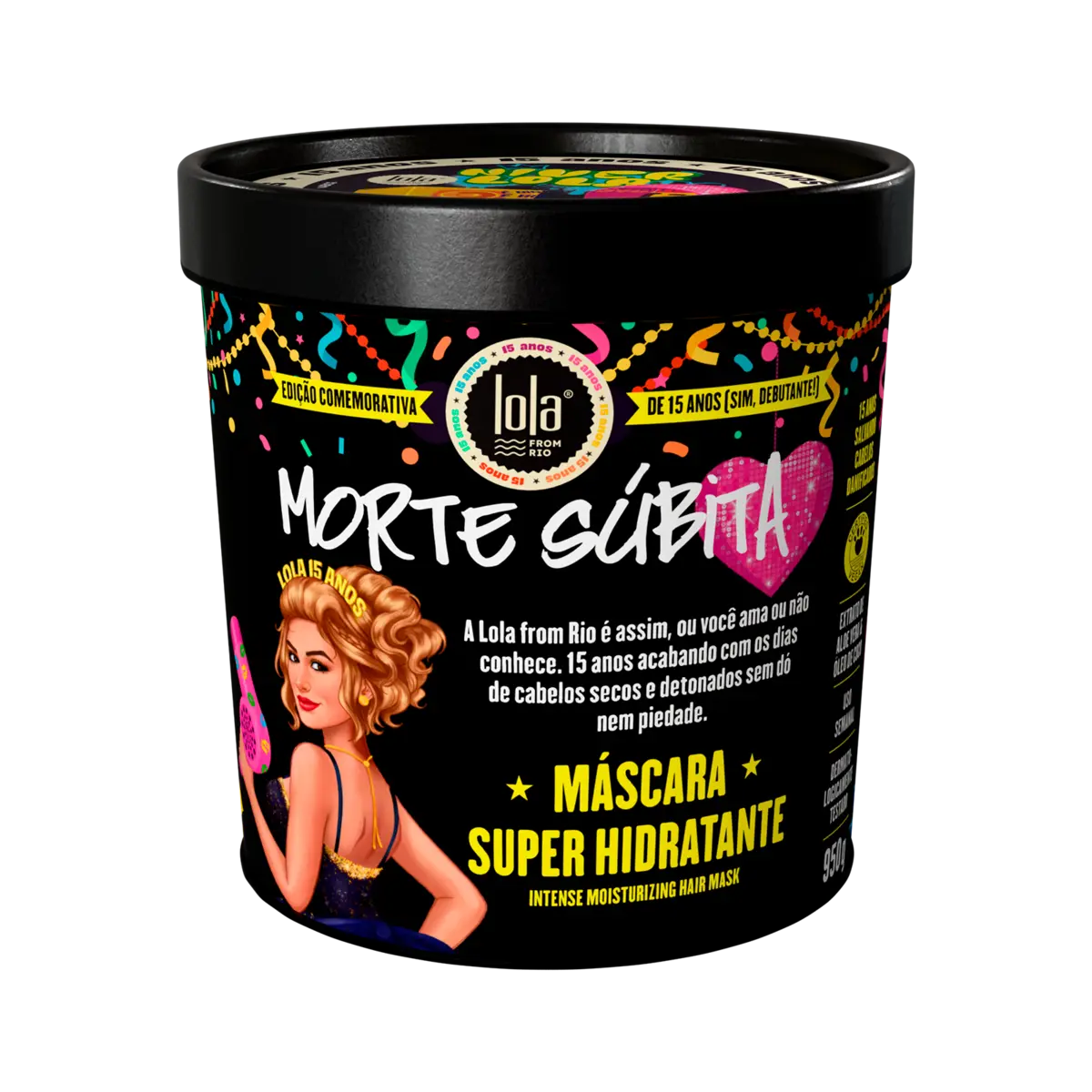 MORTE SÚBITA MÁSCARA 15 ANOS 950G