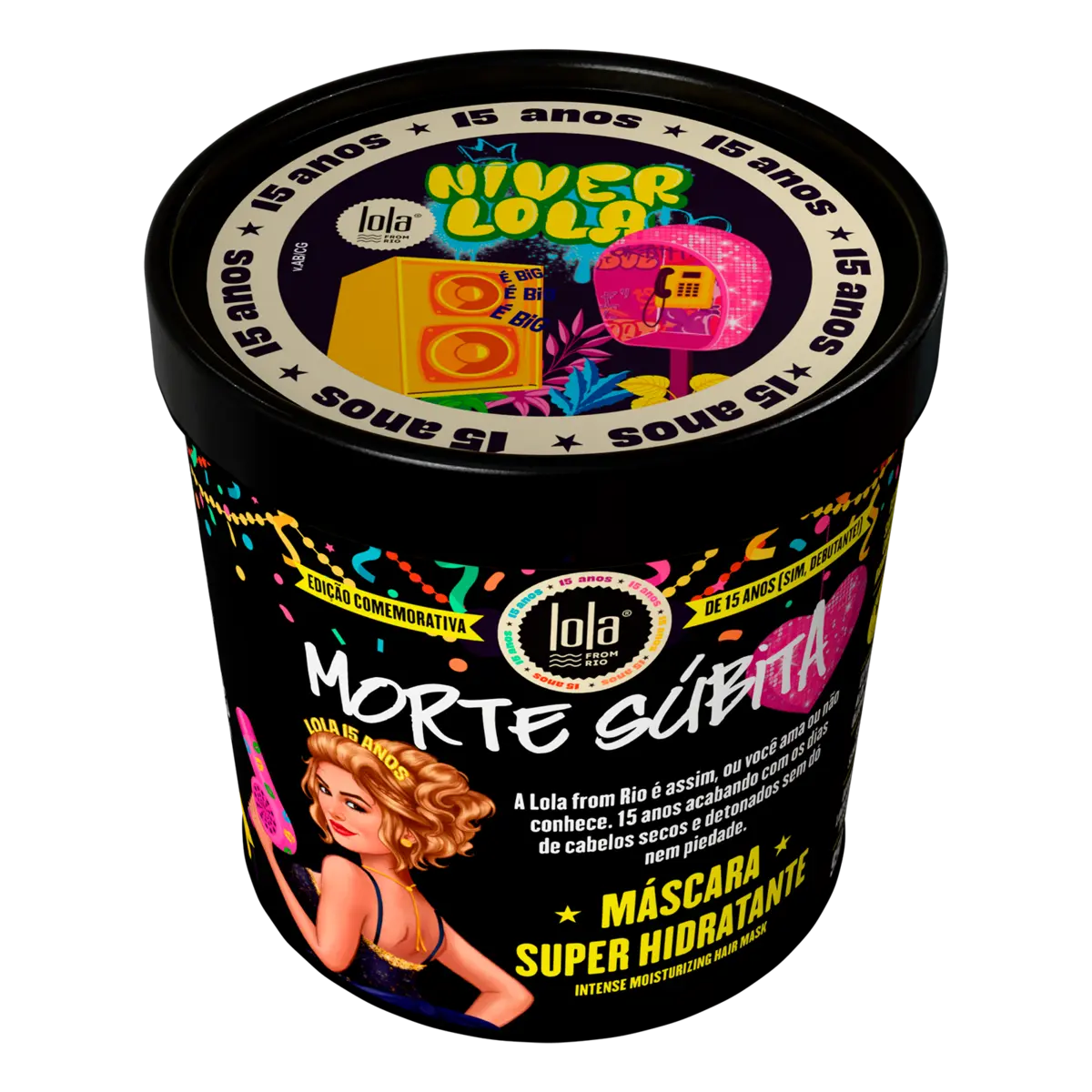 MORTE SÚBITA MÁSCARA 15 ANOS 950G  2