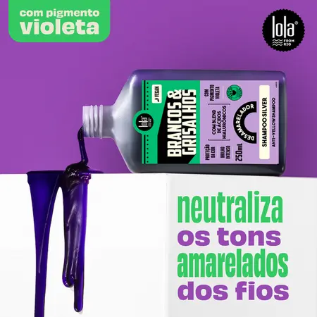 BRANCOS E GRISALHOS - SHAMPOO SILVER 250mL