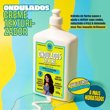 ONDULADOS LOLA INC. - CREME TEXTURIZADOR 500g