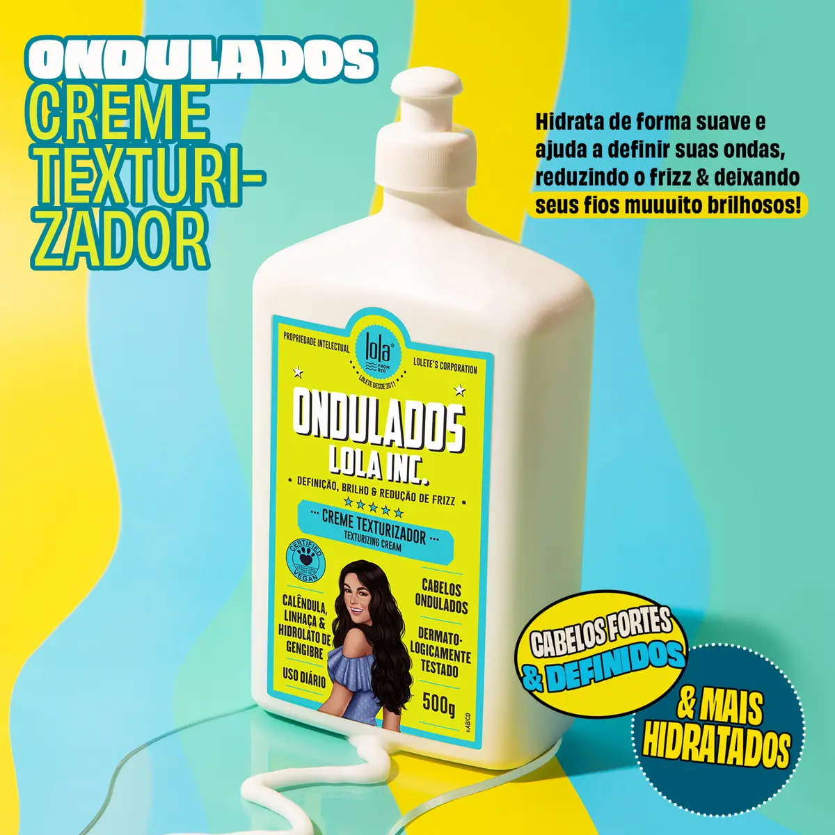 ONDULADOS LOLA INC. - CREME TEXTURIZADOR 500g  2