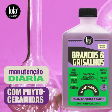 BRANCOS E GRISALHOS - SHAMPOO HIDRATANTE 250mL