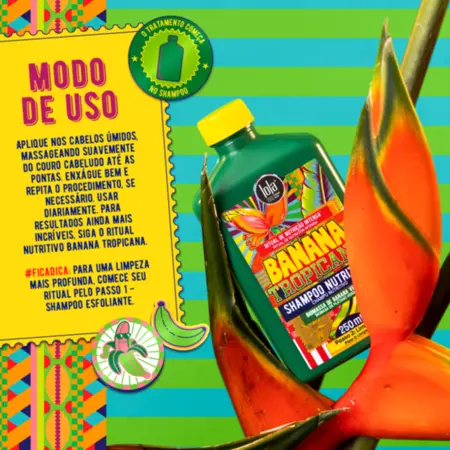 BANANA TROPICANA SHAMPOO NUTRITIVO 250ML